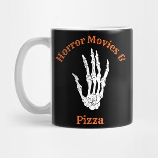 Horror Movies and Pizza| Halloween Party Mug